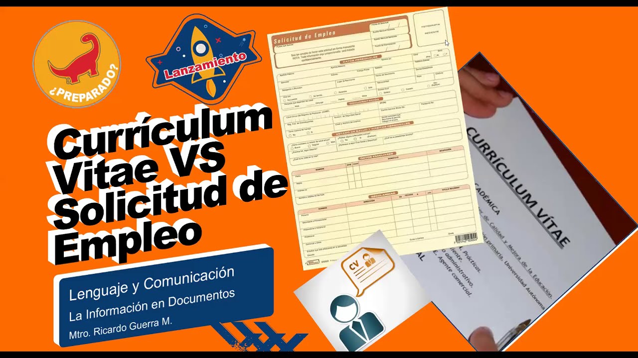 Diferencia entre currículum y solicitud de empleo ¡Importante saberlo!