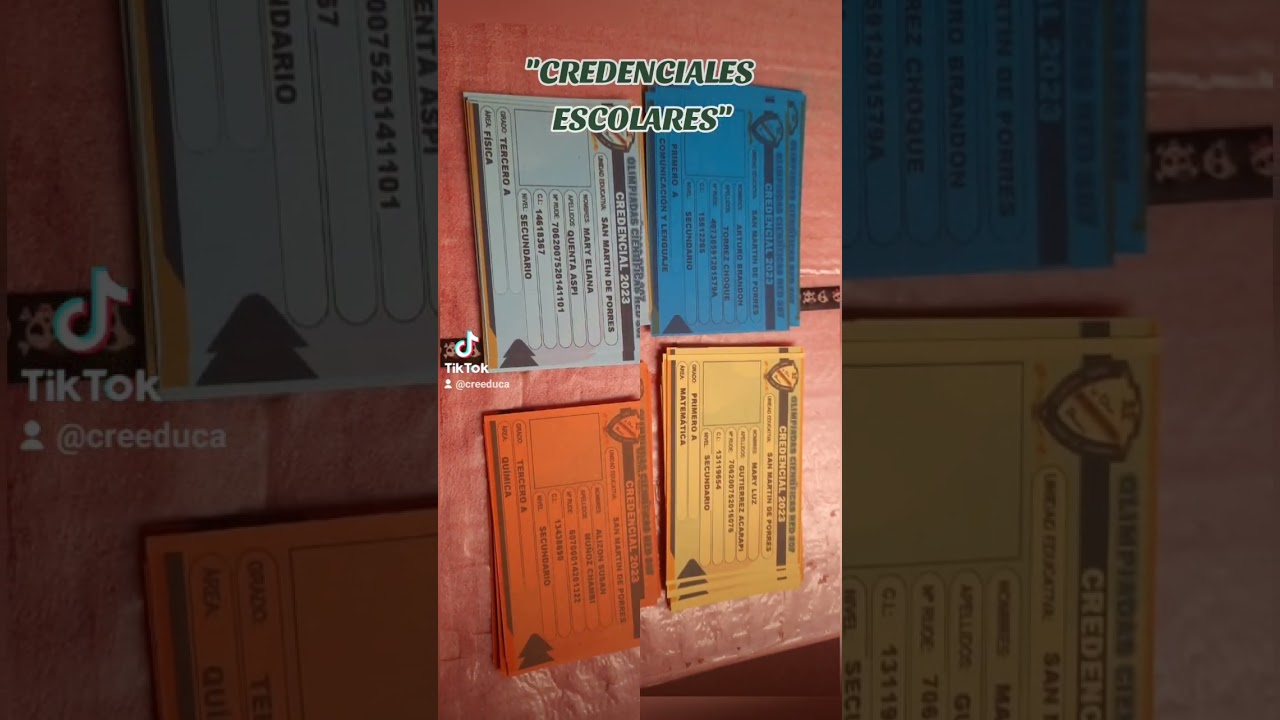 Formato de credencial escolar de secundaria: ¡llénalo!