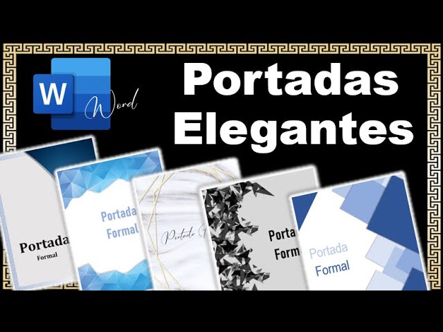 Guía para crear una atractiva carátula para informes