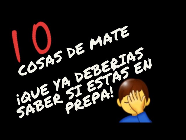 Materias en Preparatoria