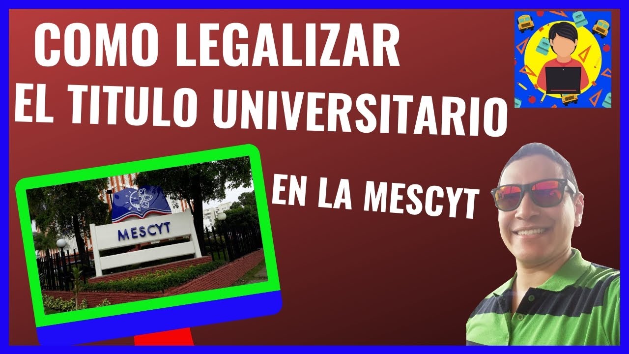 Requisitos para legalizar tu título universitario con la Mescyt