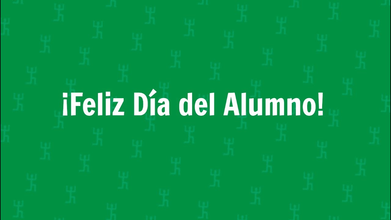 11 de mayo: Día del alumno