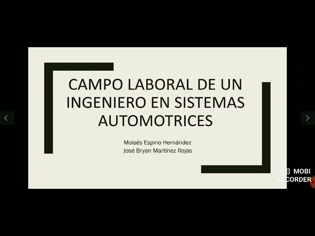 Bolsa de trabajo: Ingeniero en Sistemas Automotrices