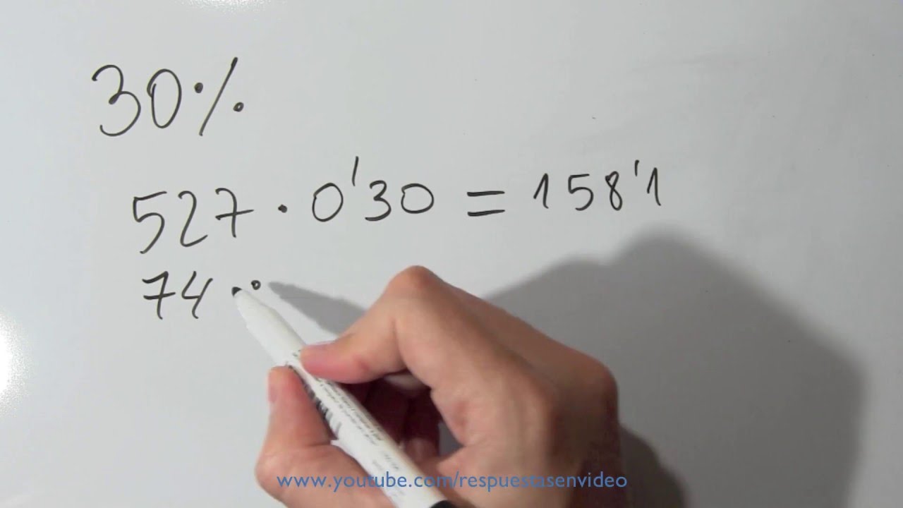 Calcular porcentaje de examen sobre 30