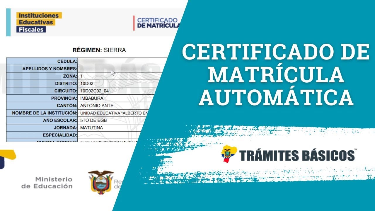 Cómo obtener la matrícula escolar de tu hijo