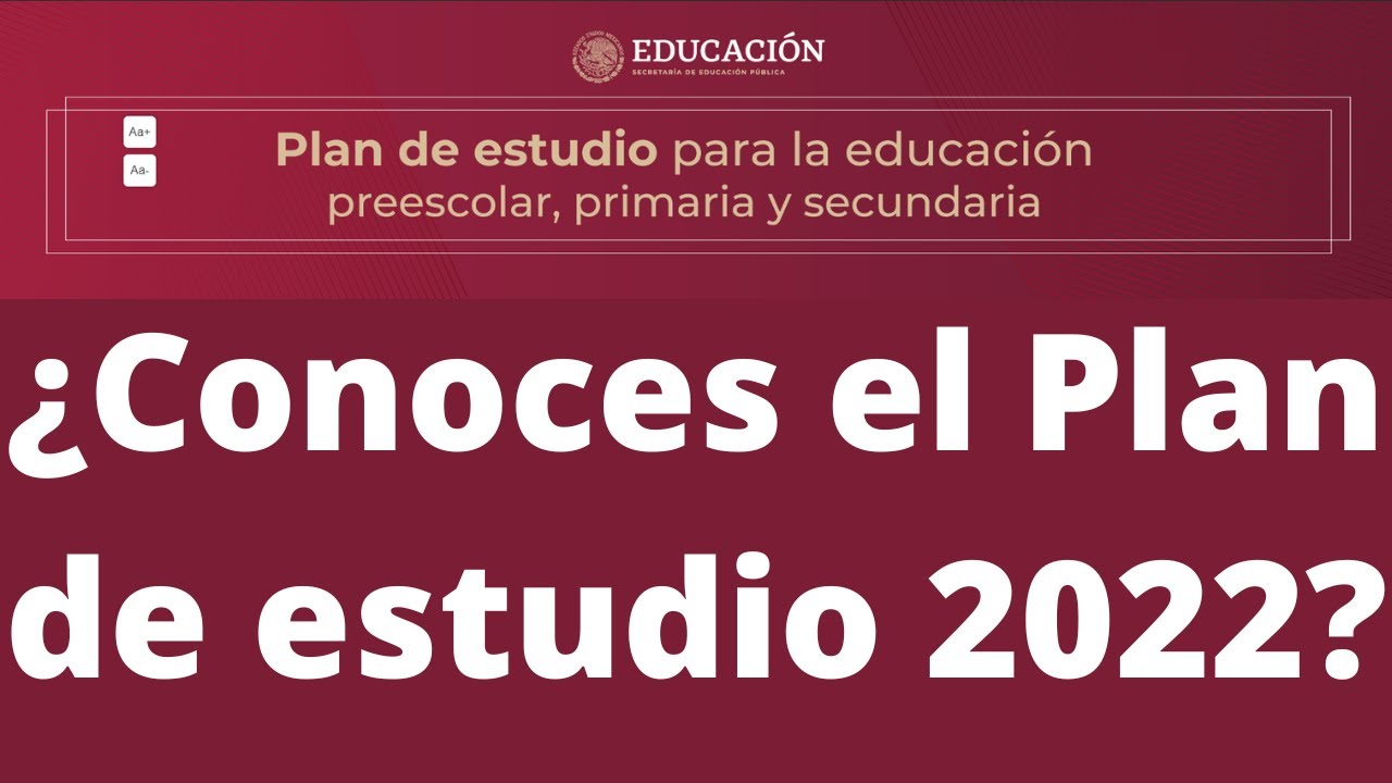 Conoce el plan de estudios de la formación en educación preescolar