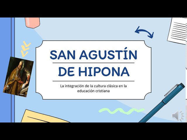 San Agustín y la educación