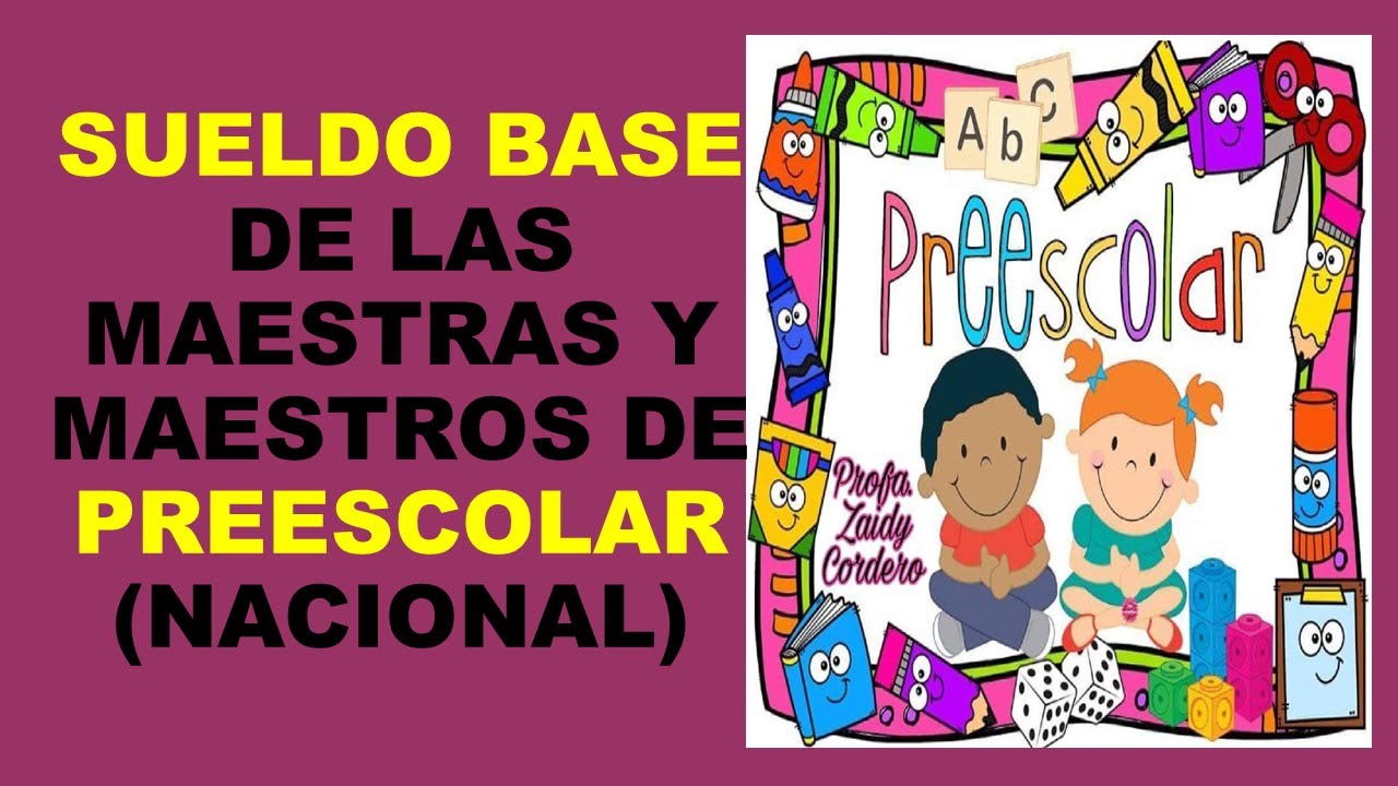 Sueldo de maestros de kínder