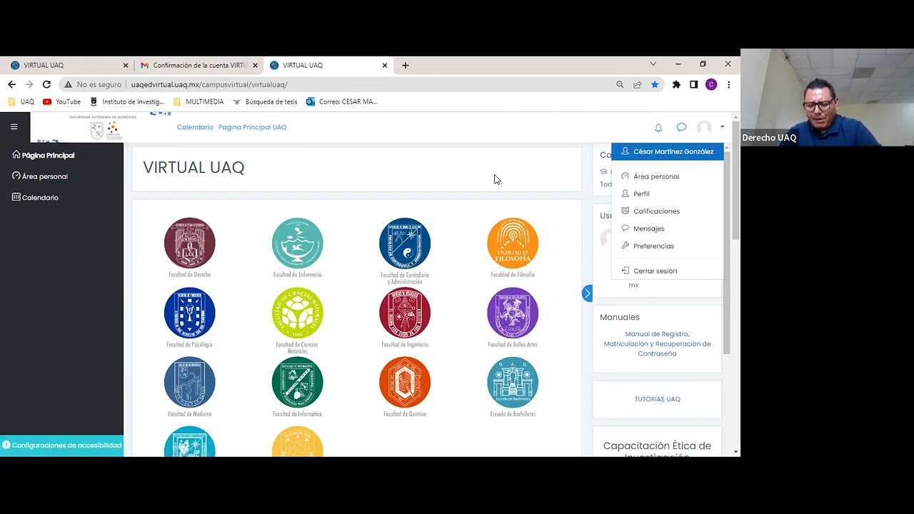 Universidad Autónoma de Querétaro: Campus virtual