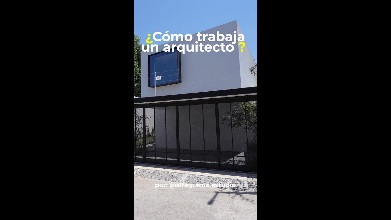 ¡Descubre la labor de un arquitecto!