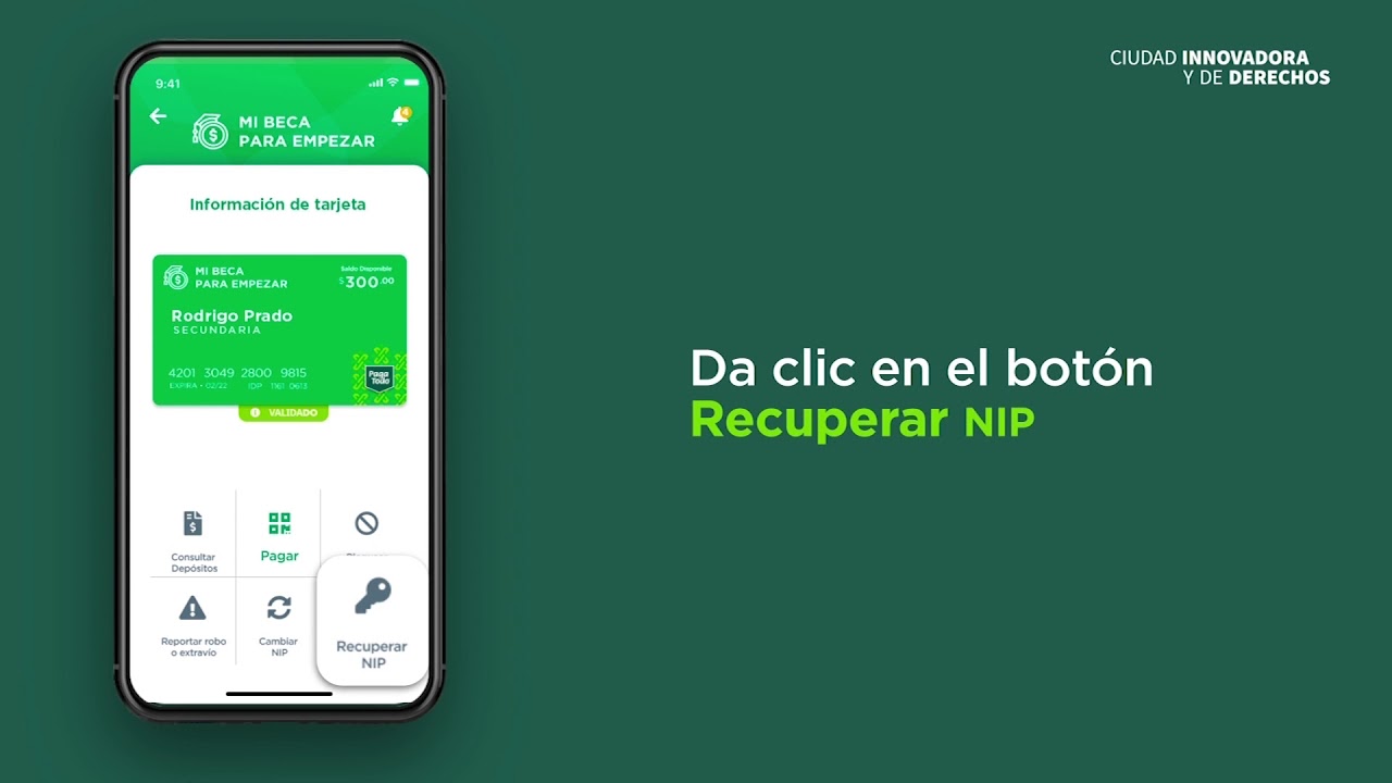 ¿Cómo cambiar el NIP de Mi Beca para Empezar?