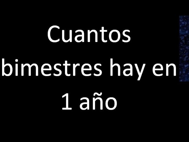 ¿Cuántos días tiene un bimestre escolar?