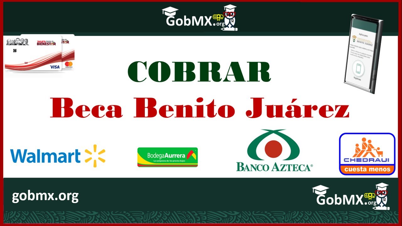Cobro de la beca Benito Juárez en Walmart