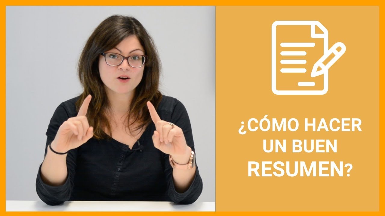 Cómo resumir información para estudiar