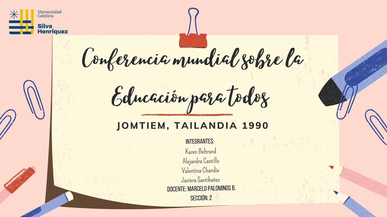 Conferencia mundial sobre educación