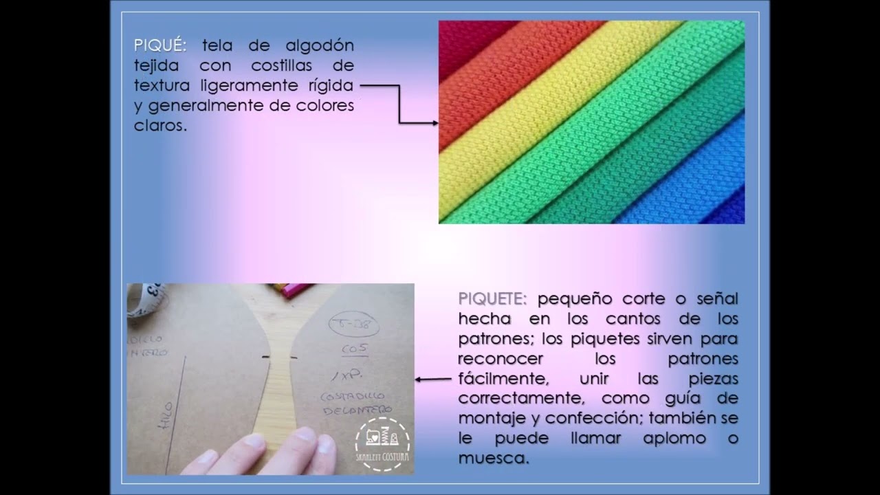 Conoce el lenguaje técnico en la industria del vestido