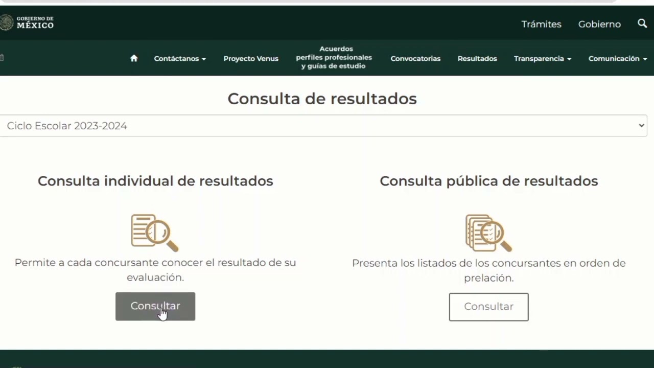 Consulta los resultados del examen de admisión en CBTIS 03