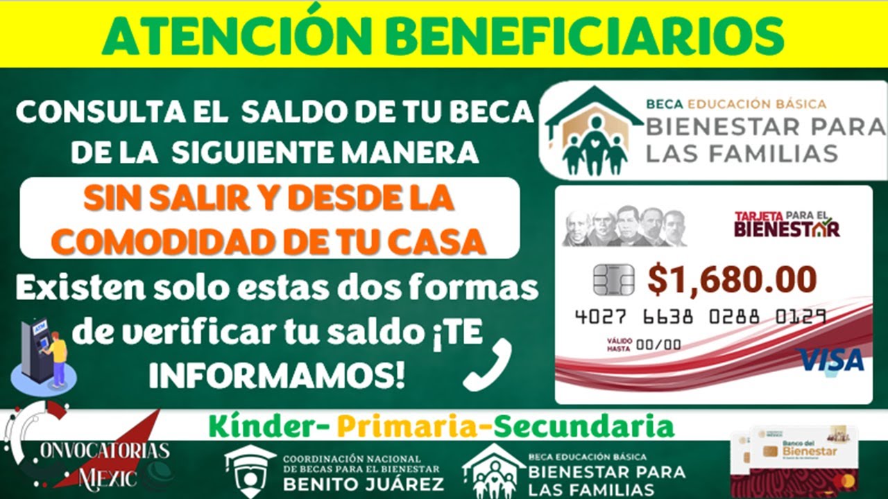 Consulta saldo Beca Benito Juárez