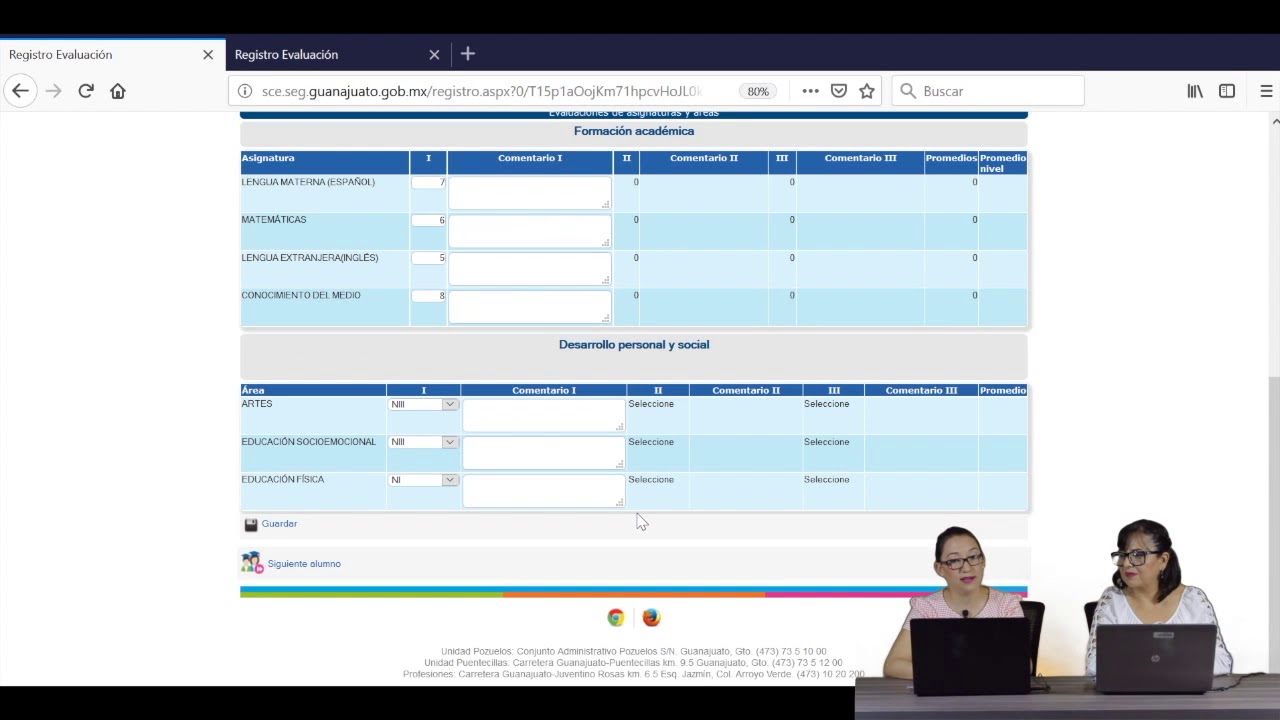 Control escolar y calificaciones en el Panel de Educación de Campeche