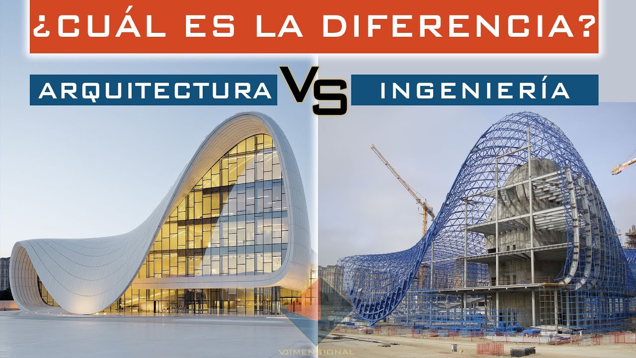 Diferencias entre Arquitectura e Ingeniería Civil