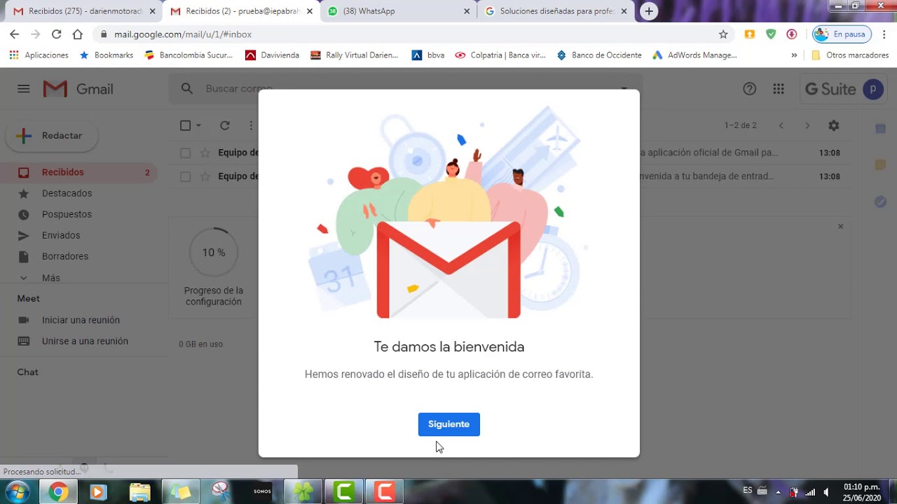 Guía para activar el correo institucional
