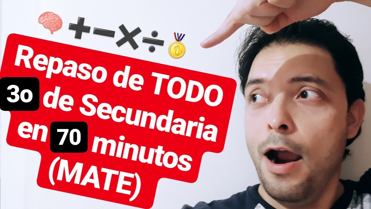 Guía para examen de matemáticas de secundaria