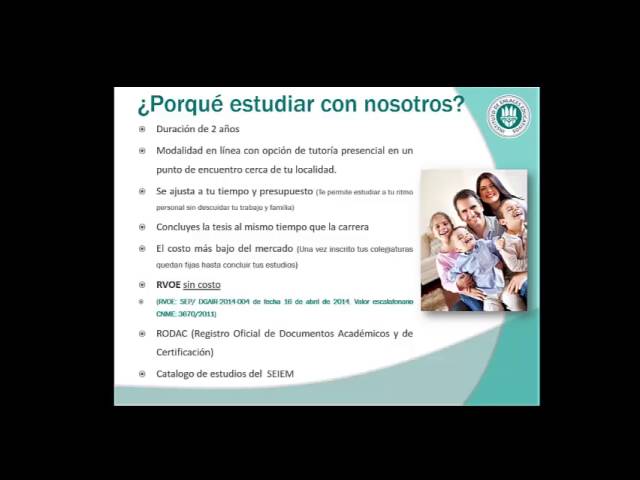 Maestría en Ciencias de la Educación Familiar