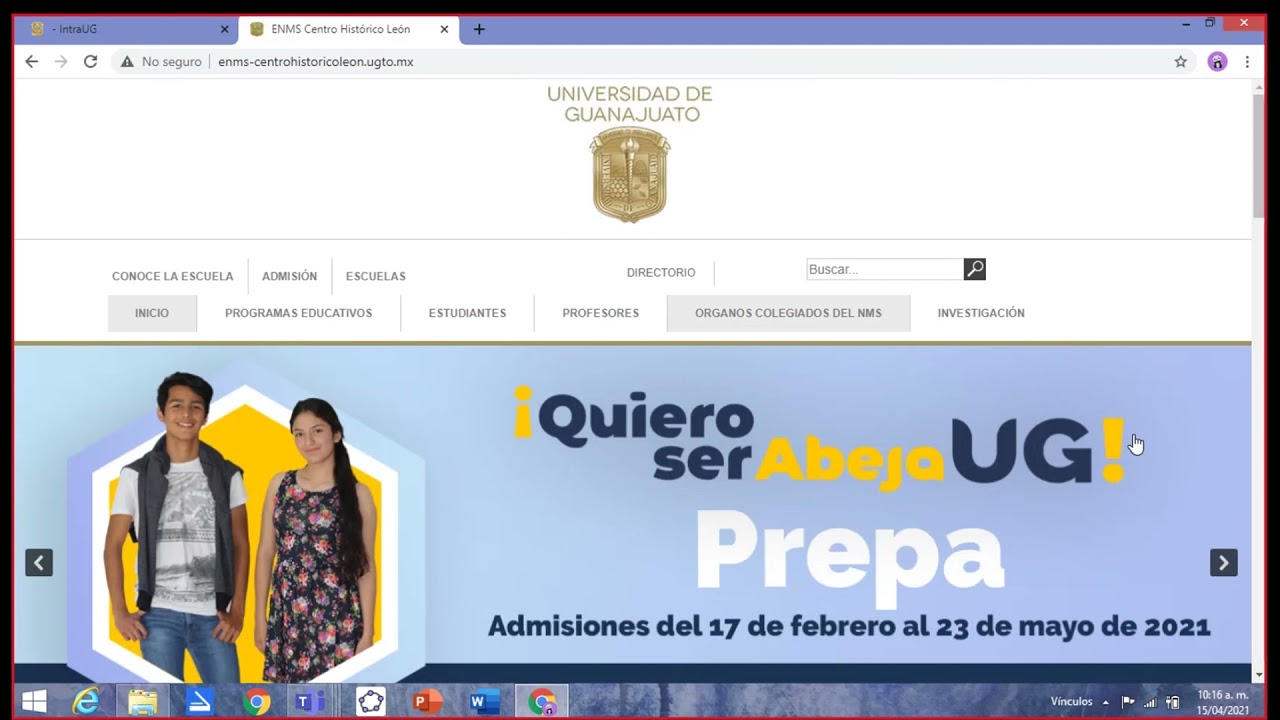 Obten tu constancia de estudios en la Universidad de Guanajuato