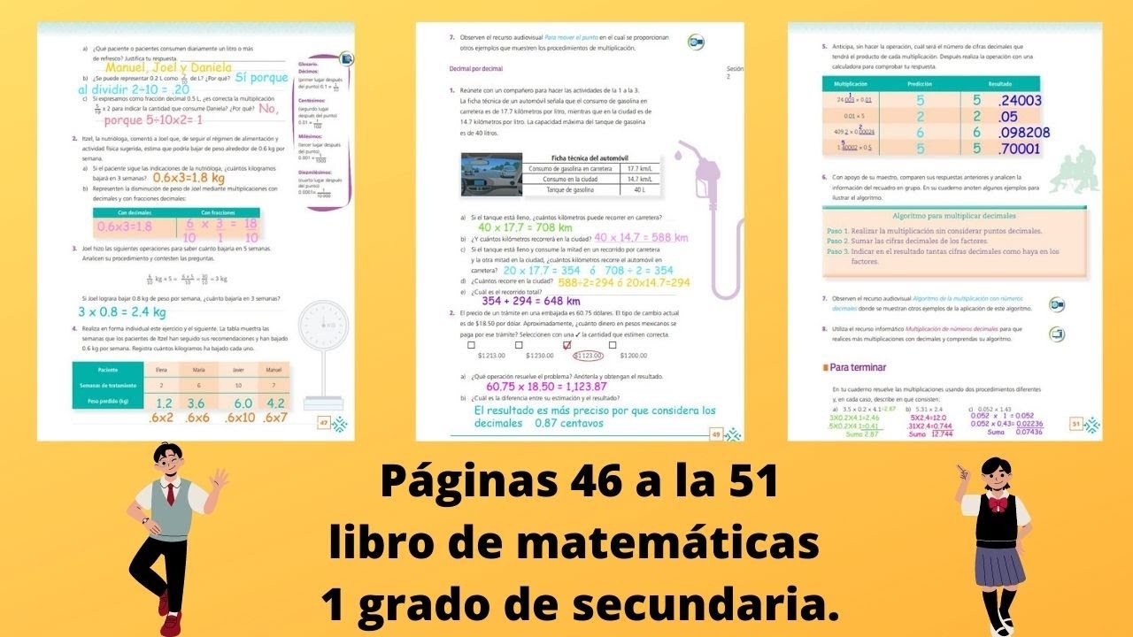 Página 46 - Matemáticas 1 de Secundaria