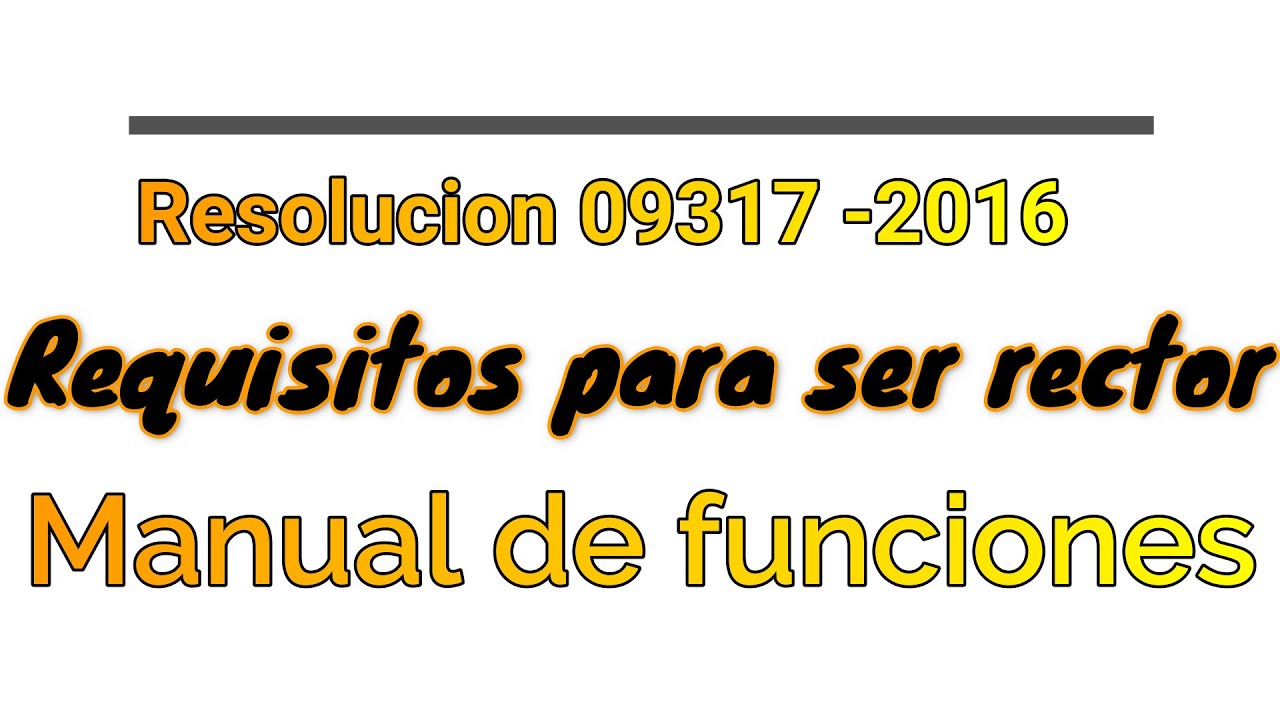 Requisitos para ser rector de universidad: Condiciones necesarias