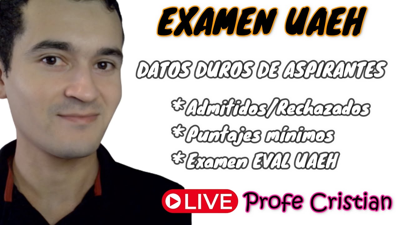 Resultados Examen de Admisión UAEH