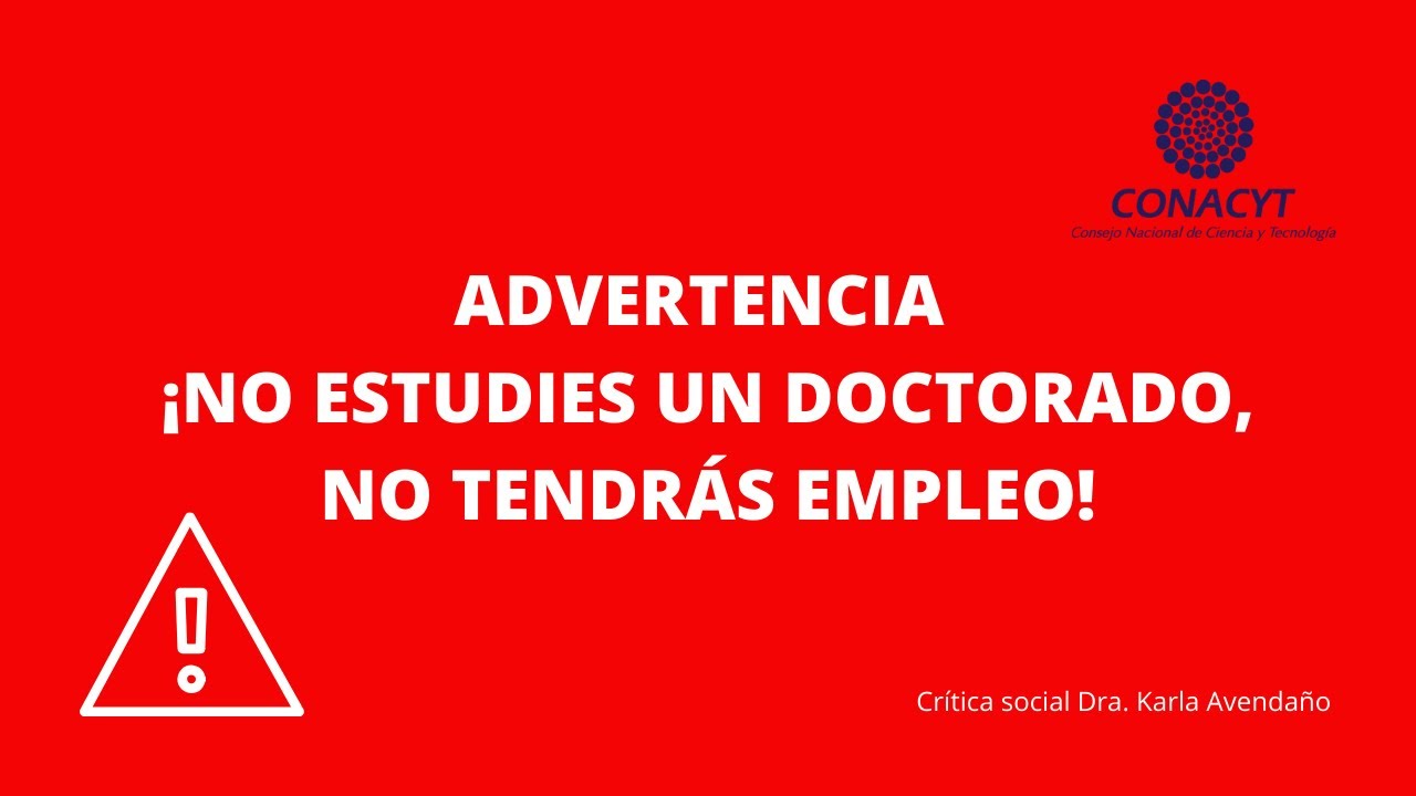 Sin trabajo con Maestría: ¿qué hacer?