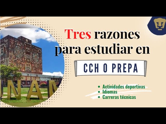 ¿El CCH es prepa o universidad?