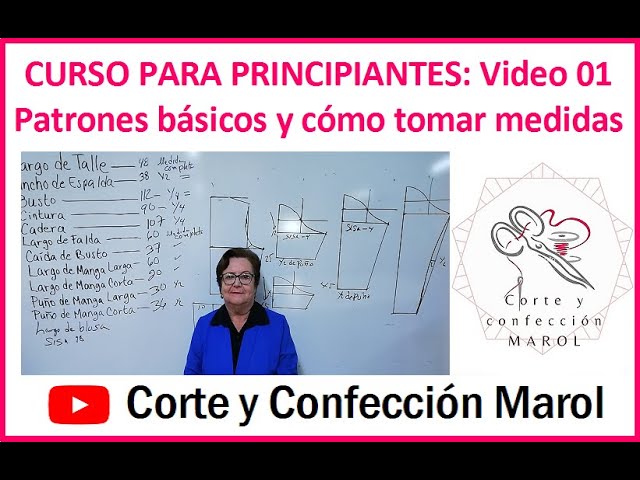 Aprende corte y confección de ropa femenina