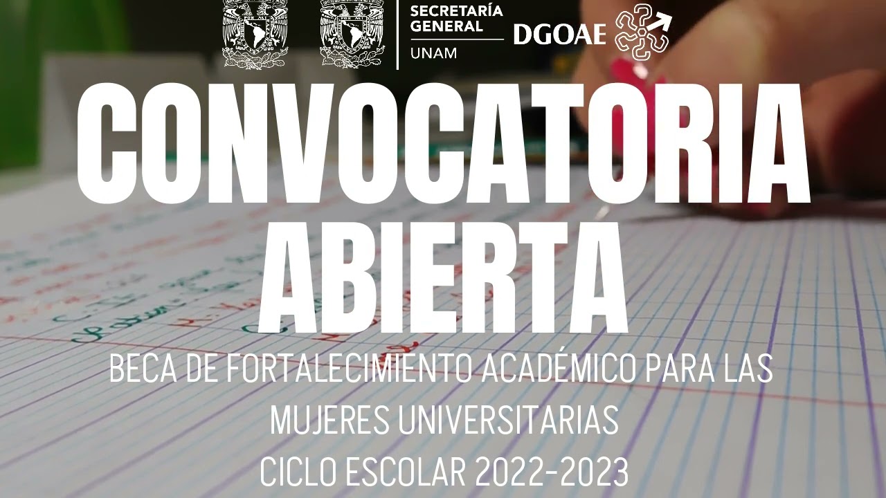 Becas de fortalecimiento académico para mujeres universitarias