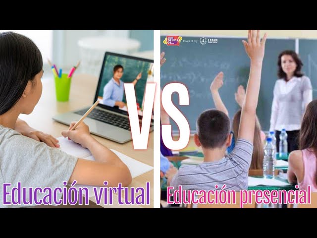 Diferencias entre educación presencial y virtual
