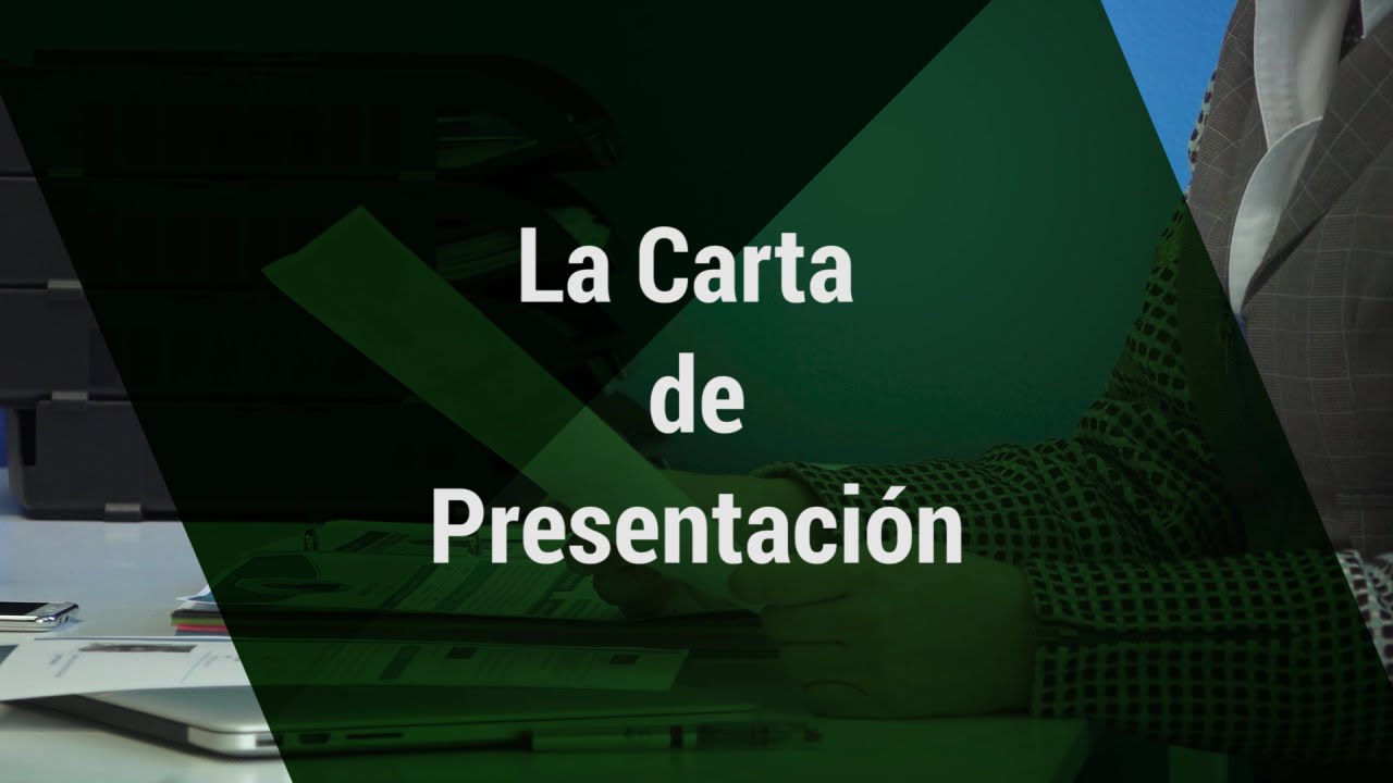 Elementos esenciales de una carta de presentación