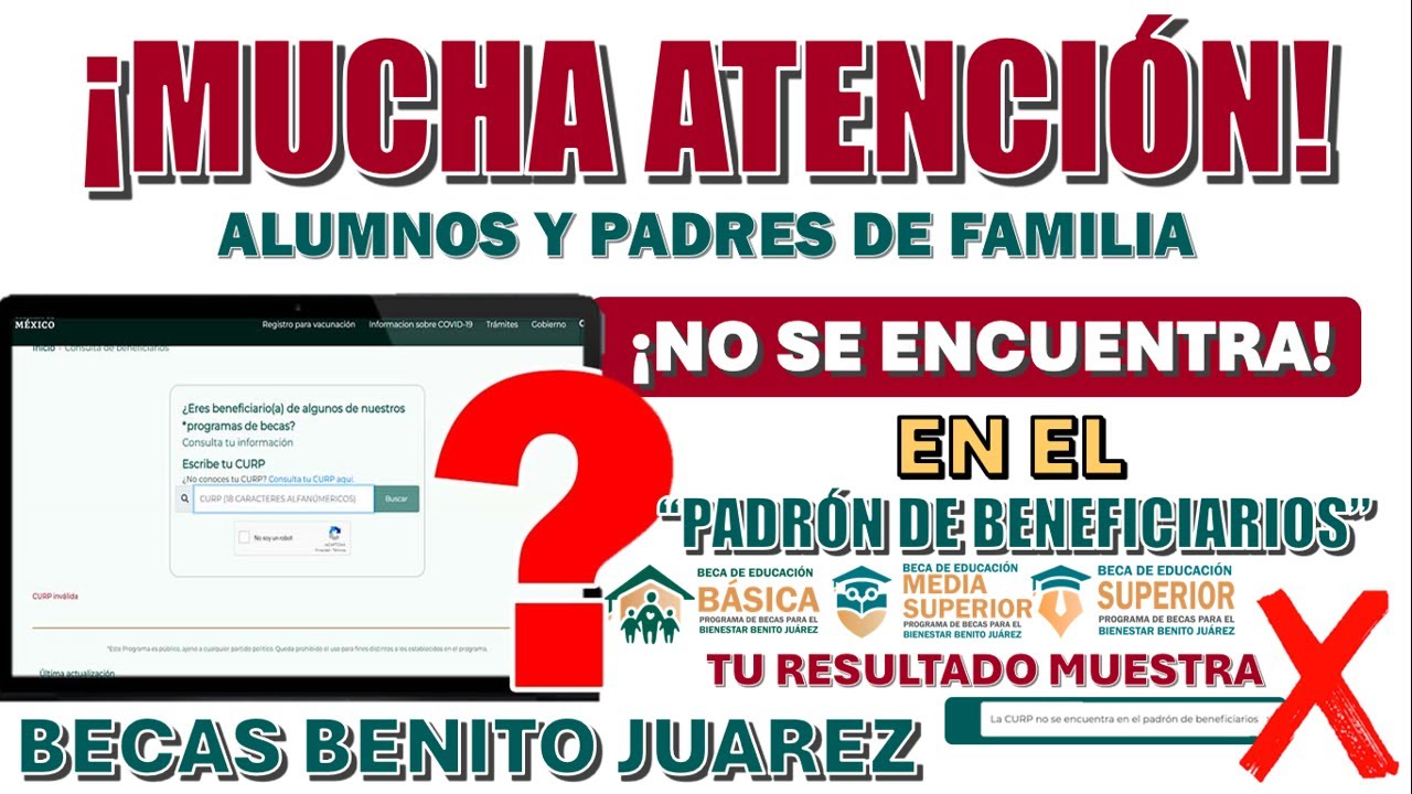 Problemas al no encontrar información escolar en SUBES