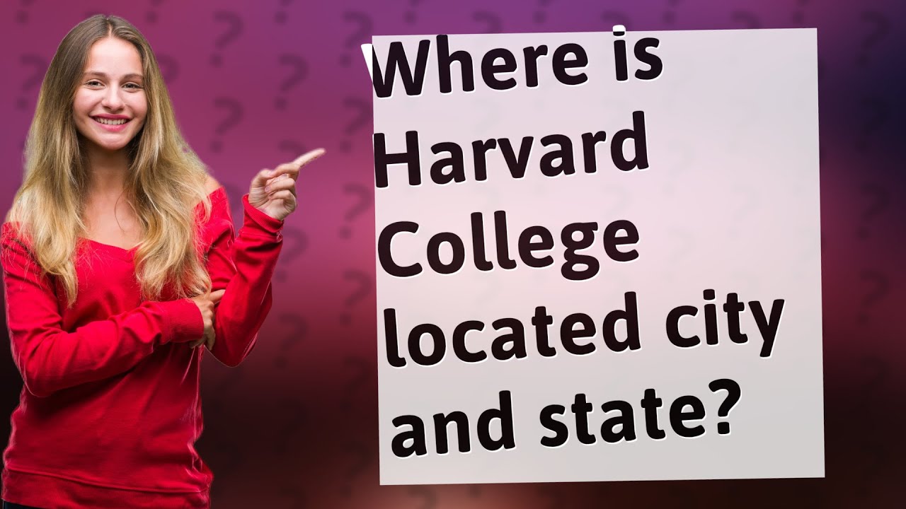 Universidad de Harvard: ¿Dónde está?