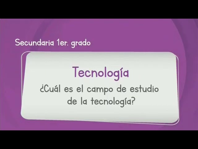 Campos de estudio en Tecnología