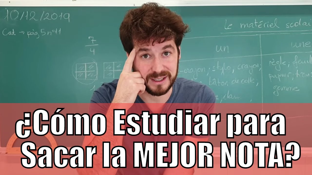 Cómo Aprender para un Examen