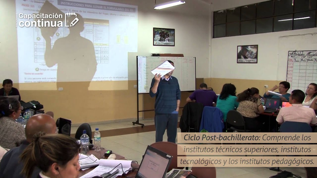 El nivel de instrucción