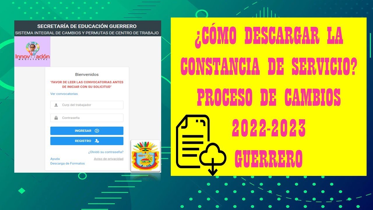 Obtén tu constancia de servicio docente en Guerrero