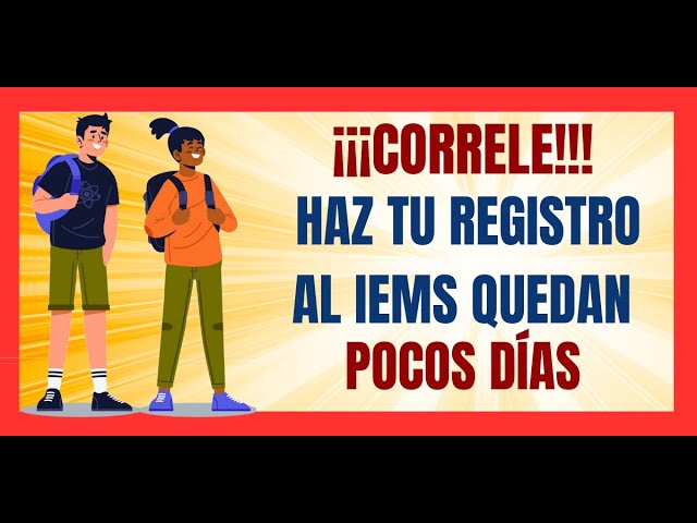 Registro para Bachillerato Escolarizado: paso a paso