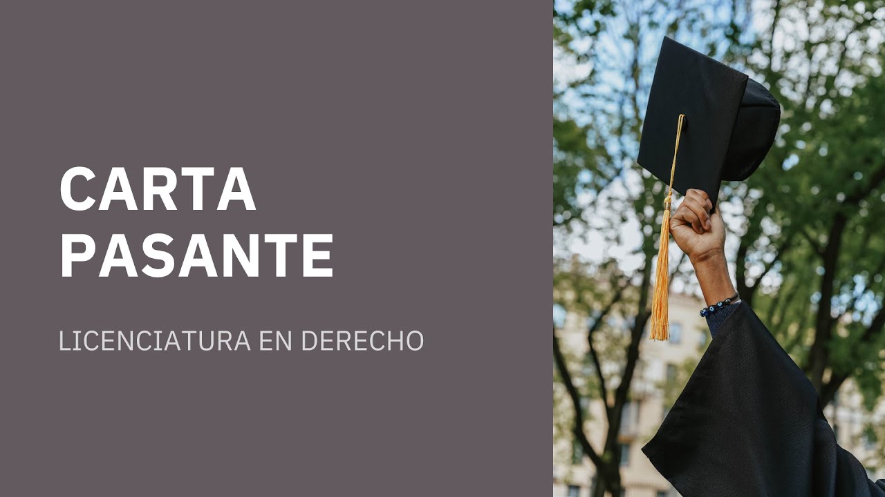 Validez de la carta de pasante