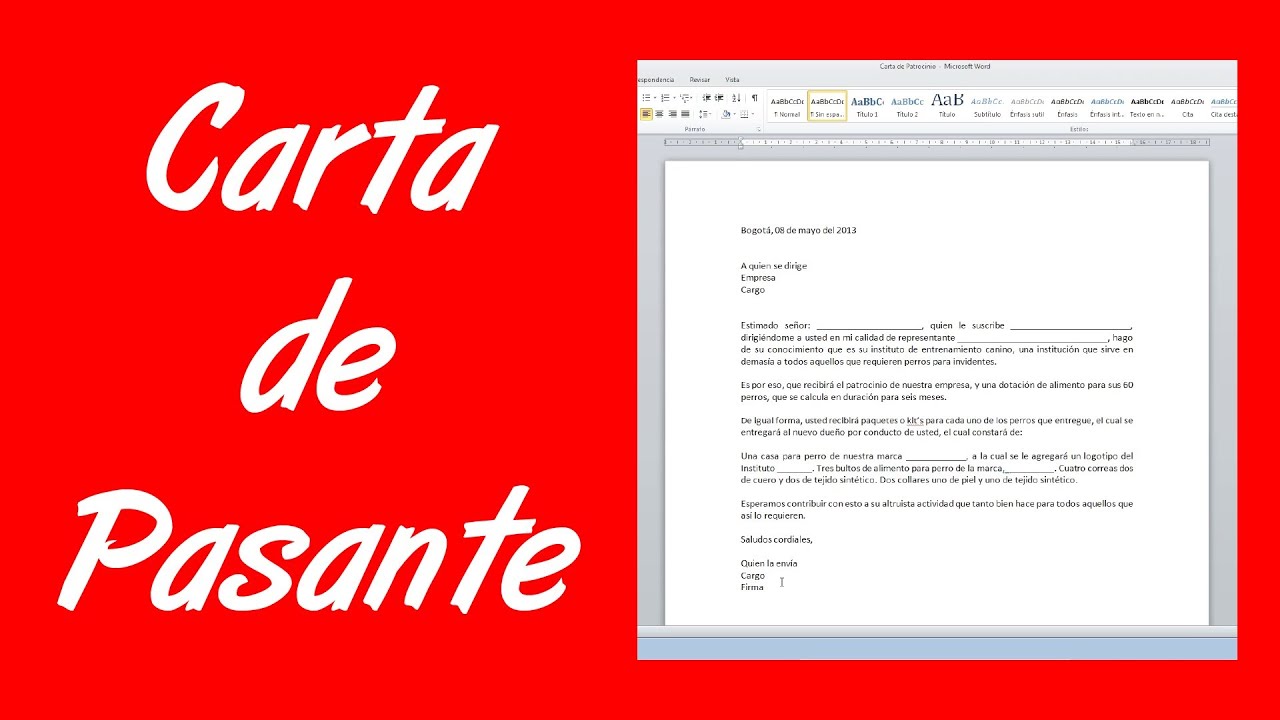 Cómo verificar una carta de pasante