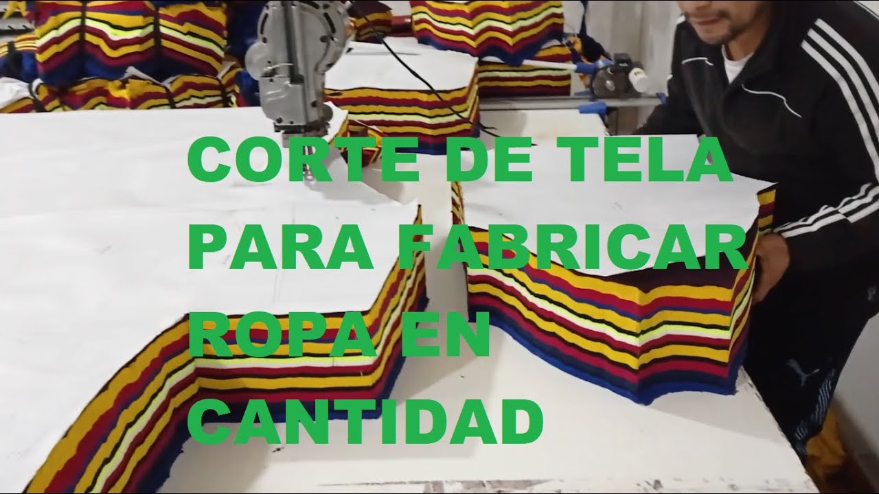 Corte industrial de prendas de vestir: conceptos básicos