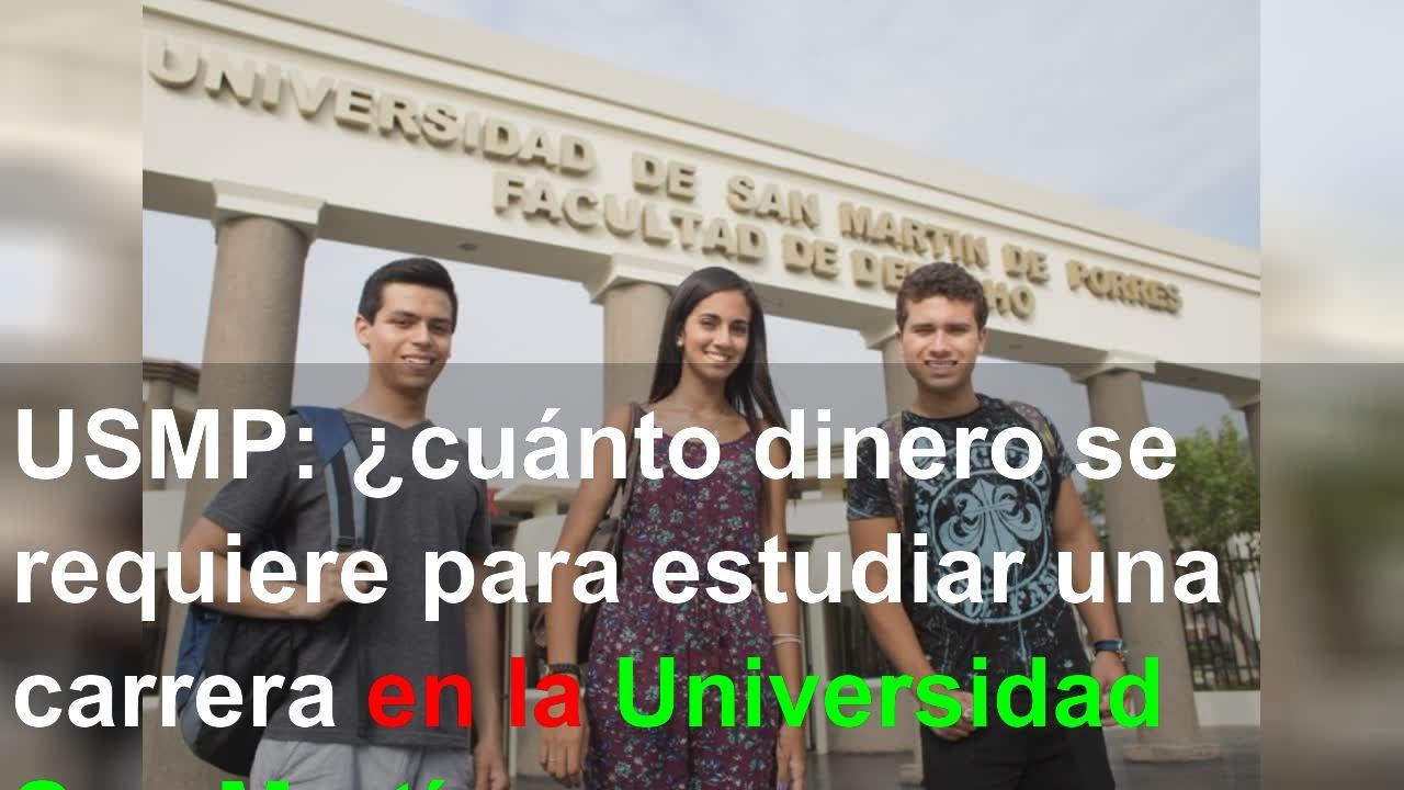 Costos en la Universidad San Martín de Porres: información clave