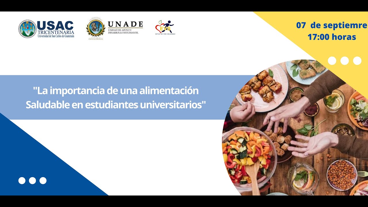 Importancia de la alimentación para estudiantes universitarios