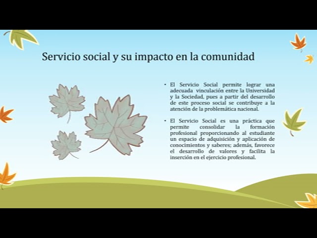 Importancia del servicio social